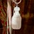 Wood Late 20th Century Whimsical White Plaster Finished Monkey Ten-Light Chandelier For Sale - Image 7 of 9