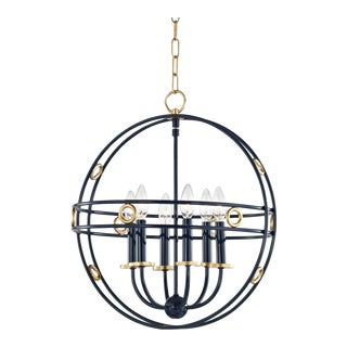 Mitzi Jade 6-Light Small Pendant Chandelier in Navy For Sale