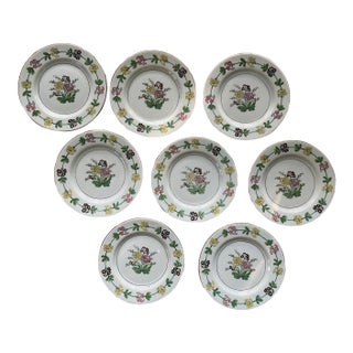 Early 20th Century Theodore Haviland Saybrook 6.5” Plates - Set of Eight (8) For Sale