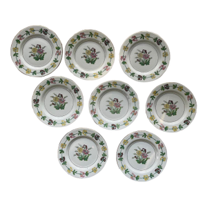 Early 20th Century Theodore Haviland Saybrook 6.5” Plates - Set of Eight (8)