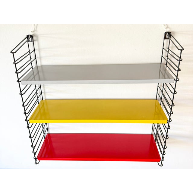Metal Vintage Dutch Wall Rack by Adriaan Dekker for Tomado Holland, 1970s For Sale - Image 7 of 15