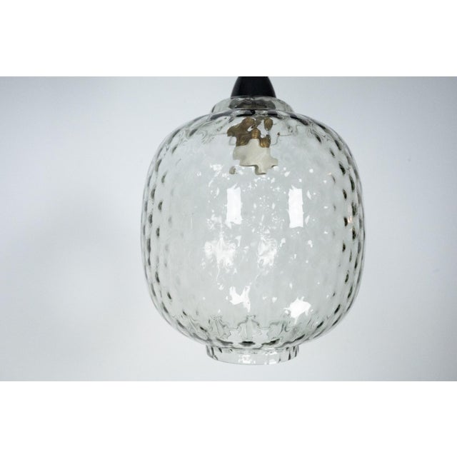 Mid-Century Modern Pendant Lamps in Smoked Murano Glass, Italy, 1950s, Set of 2 For Sale - Image 6 of 13