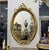 French Oval Wall Mirror – Hand Carved Gold Leaf Frame For Sale - Image 3 of 3