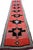 Textile Hand-Knotted Turkish Rug Low Pile Tribal Runner Rug - 3' X 13' For Sale - Image 7 of 12
