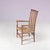Small Arts & Craft Movement Low Spindlers Back Hearth Side Chair with Wicker Seat by Morris & Co for Liberty and Co Stowaway, London, 1930s For Sale - Image 5 of 12
