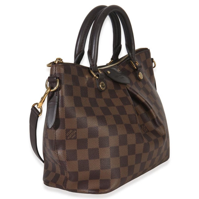 Contemporary Damier Ebene Canvas Siena PM For Sale - Image 3 of 8