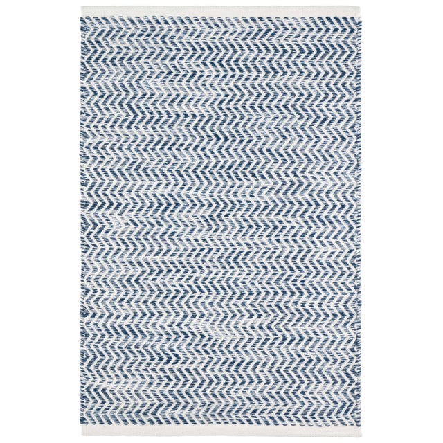 2020s Dash & Albert by Annie Selke Coastal Blue Indoor/Outdoor Rug, 8' 6" x 11' 6" For Sale - Image 5 of 5