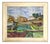 Aldo Natili, 1940s Italian Signed Fauve Style Landscape Oil on Canvas Painting, Oil on Canvas For Sale