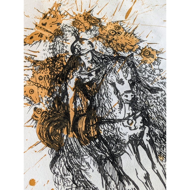 Salvador Dali, Knight with Butterflies, 1971, Engraving For Sale - Image 11 of 13