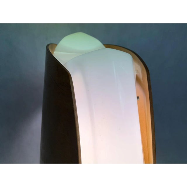 Wood Harmony Table Lamp by Sore Exrouses for Lucid, 1980s For Sale - Image 7 of 11