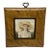 Early 20th Century French Miniature Portrait Painting: La Belle Époque Young Maiden, Bakelite Frame For Sale