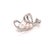Metal 1990s Mikimoto Estate Akoya Pearl Brooch Pin Sterling Silver 6mm 4.89 gr For Sale - Image 7 of 7
