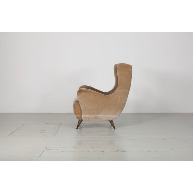 Italian Wingback Chairs from Isa Bergamo, 1950s, Set of 2 For Sale - Image 11 of 18