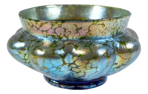 Large Art Nouveau Bowl from Loetz, 1890s