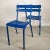 Blue Metal Dining Chairs, Set of 14 For Sale - Image 16 of 18