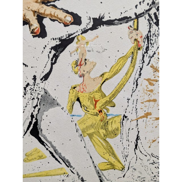 Salvador DALI - Hidalgo's metamorphosis, Hand-Signed original lithograph on wove paper, 1 of 300 proofs, hand-signed and...