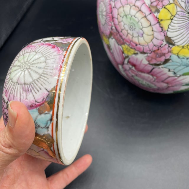 Thousand Flowers Ginger Jar For Sale - Image 10 of 11