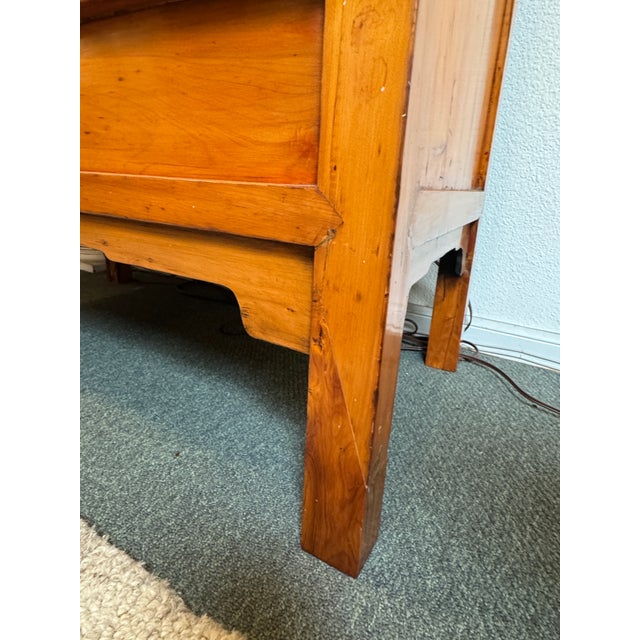 Wood Ningbo Cypress Wood Cabinet, 19th Century For Sale - Image 7 of 13