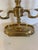 1980s 1980s Frederick Cooper Solid Brass and Metal Buillotte Lamp For Sale - Image 5 of 8