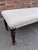 Newly Upholstered English Bench For Sale - Image 4 of 7