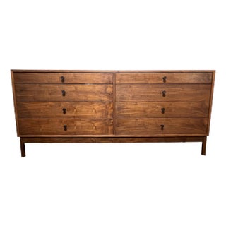 C. 1960s Richard Artschwager Eight Drawer Walnut Dresser For Sale