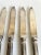 Art Deco Set of 6 Reed & Barton Silver-Plated Appetizer Knives For Sale - Image 3 of 8