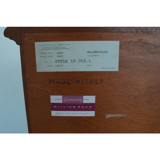 Vintage Milling Road Italian Maple Credenza For Sale - Image 17 of 17