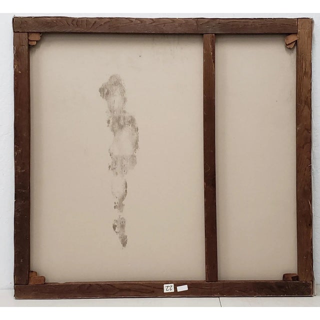 Splendid Italian School "Port Side" Oil Painting Early to Mid 19th Century For Sale - Image 10 of 11