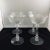 Transparent 1940s Champagne Stemware Orchid by Heisey, Set of 4 Glasses For Sale - Image 8 of 8
