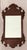 Silver Antique American Chippendale Style Butler's Mirror, Carved Wood Frame, Older Glass For Sale - Image 8 of 8