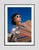 Vogue Sunshine by Toni Frissell A vogue model poses for her shoot on a beach holding a colourful umbrella, 1946. (Toni...
