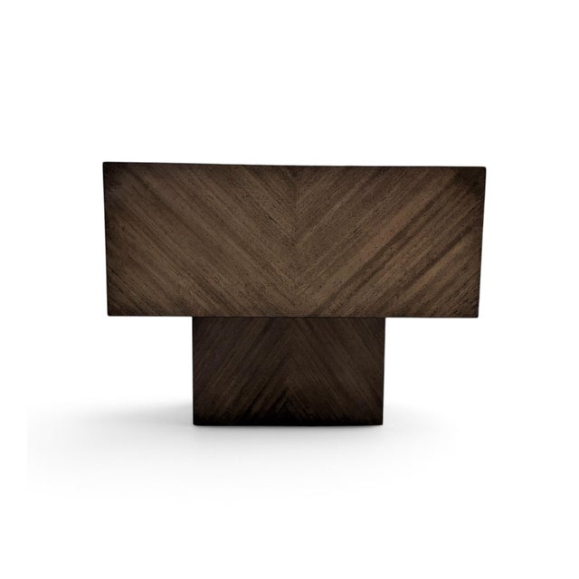 John Richard Virtu Leather Bench For Sale - Image 11 of 12