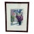 Ruth Beeve Jan's Flowers Framed Watercolor, Circa 1996 For Sale