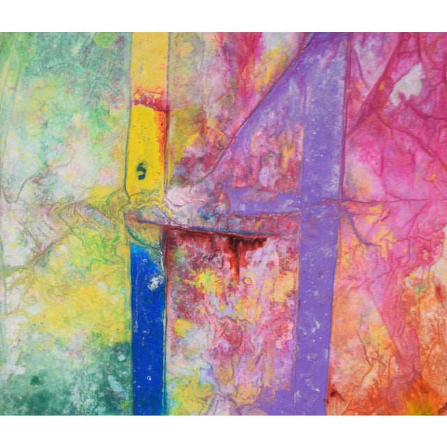 Parallel - Abstract Expressionist Composition in Acrylic on Canvas by Charles David Francis For Sale - Image 4 of 7