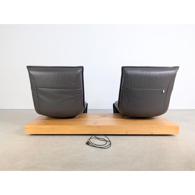 Free Motion Sofa in Leather from Koinor For Sale - Image 5 of 17