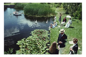 Slim Aarons, Summer Picnic, Estate Stamped Photographic Print