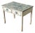 English Pine Table with Faux Delft Tile Painted Top For Sale
