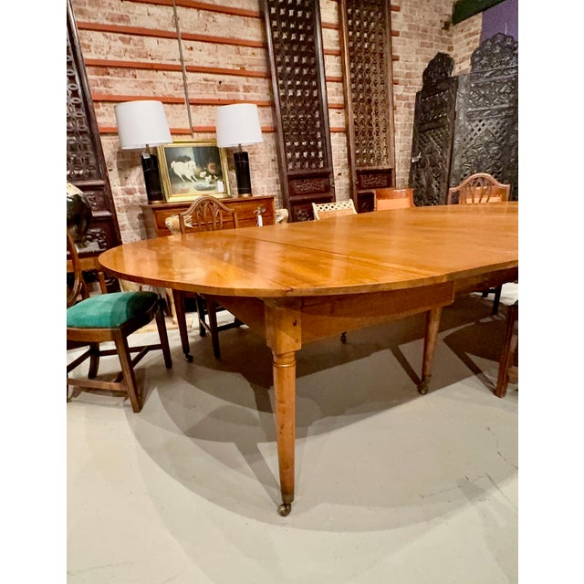 Louis XVI Extending Dining Table For Sale - Image 11 of 17