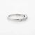 Modern Mid 20th Century Tiffany & Co Diamond Band Vintage Platinum Ring Half Hoop Mixed Cuts size 7 For Sale - Image 3 of 8