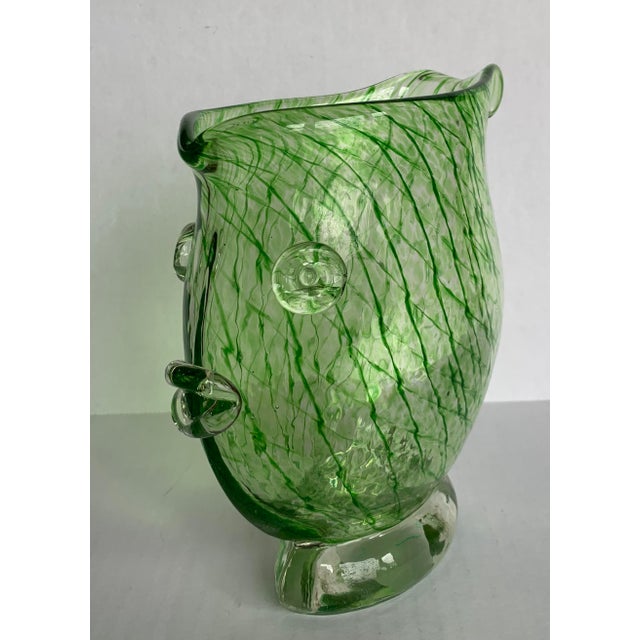 Vintage Murano Clear Art Glass Fish Shaped Vase Chairish