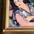 Figurative Original Vintage Female Portrait Abstract Expressionist Painting Framed For Sale - Image 3 of 6