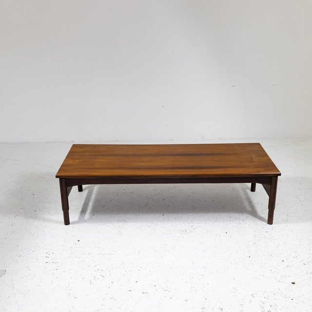 Brown Vintage Teak Coffee Table, 1950s For Sale - Image 8 of 14