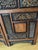 Islamic Vintage Middle Eastern Four-Panel Moorish Hand-Carved Teak Wood Folding Screen, Acquired in Bahrain For Sale - Image 3 of 7
