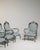 Traditional 1950s Black Iron Set of 4 Outdoor Chairs For Sale - Image 3 of 17