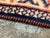 Textile 3ft 5in × 4ft 7in Hand-Knotted Wool Geometric Area Rug. Vintage For Sale - Image 7 of 12