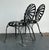 Black Vintage Boho Wrought Iron “Sunburst” Dining Chairs After Francois Carre - A Pair For Sale - Image 8 of 11