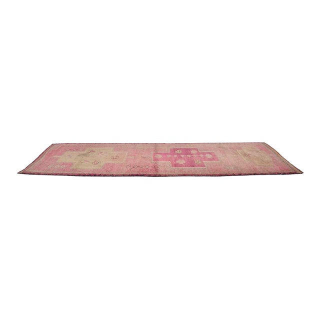 Vintage Anatolian Hallway Runner Rug For Sale