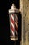 Art Deco 1920s Koken Stained-Glass Illuminated Wall-Mounted Barber Pole For Sale - Image 3 of 15