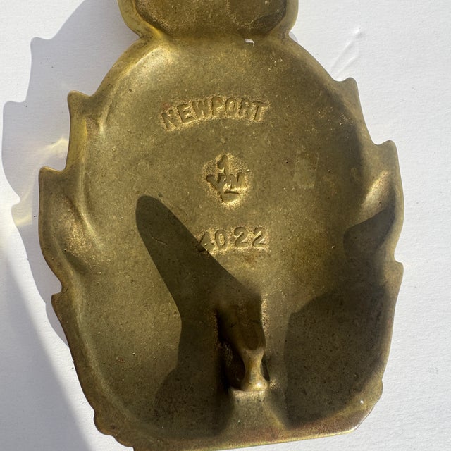 Virginia Metal Crafters Solid Brass Pineapple Door Knocker For Sale In Columbia, SC - Image 6 of 8