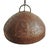 Vintage Industrial Farmhouse Rust Iron Rivet Pendant Light For Sale - Image 4 of 9